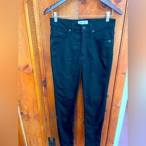 madewell black skinny jeans